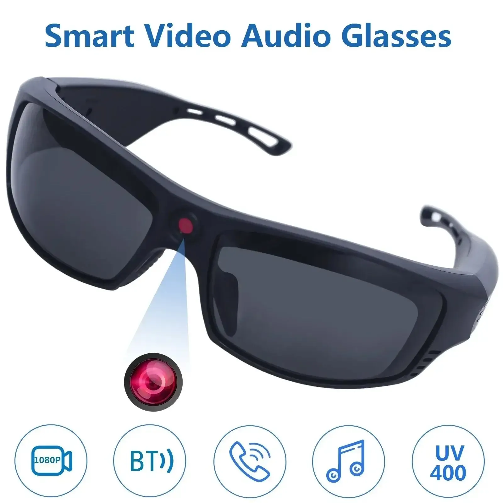 1080P Mini Camera Video Glasses Recording Sport Sunglasses with