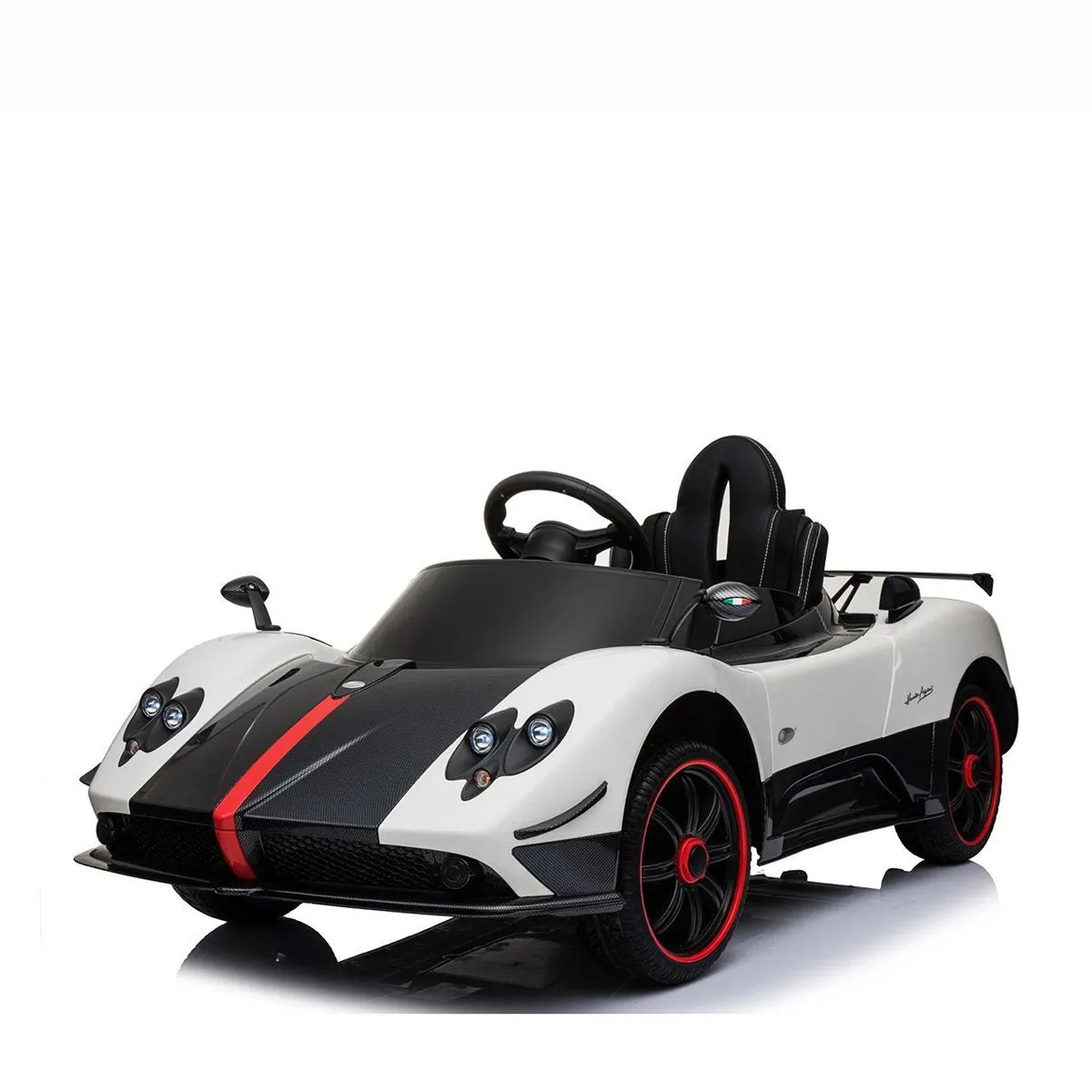 2025 Licensed Pagani Zonda Ride-On | 12V Leather Seat | Upgraded Rubber Tires 1 Seater | Remote