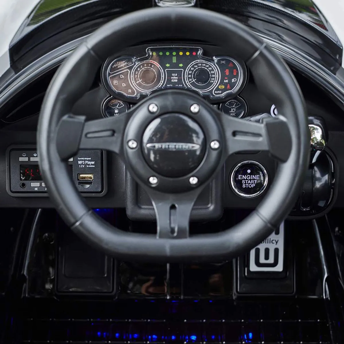 2025 Licensed Pagani Zonda Ride-On | 12V Leather Seat | Upgraded Rubber Tires 1 Seater | Remote