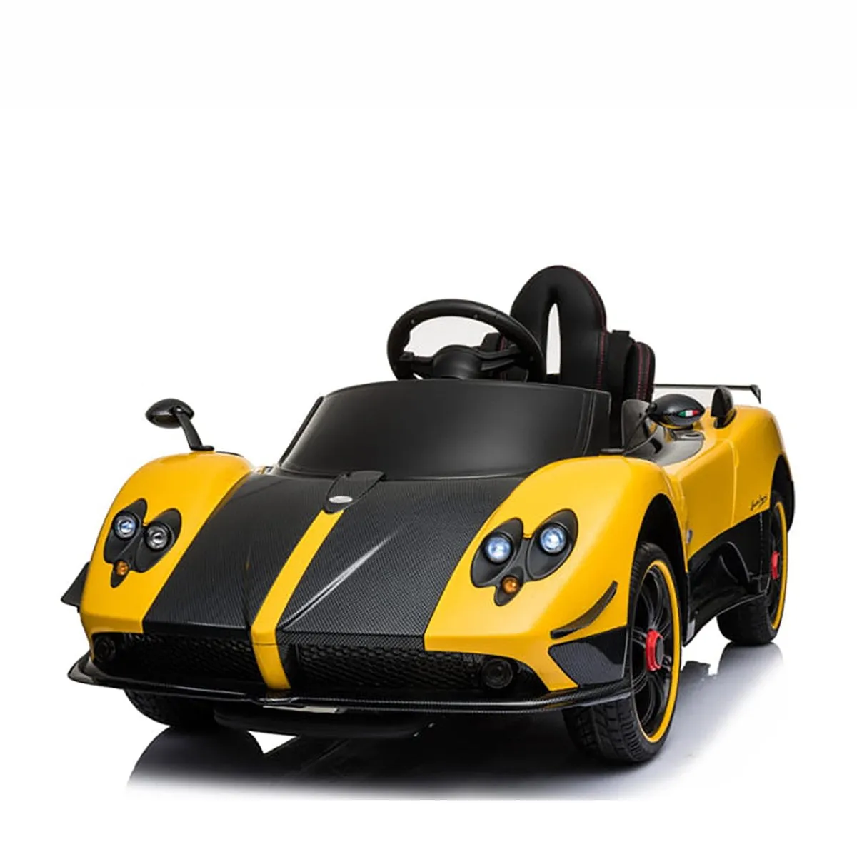 2025 Licensed Pagani Zonda Ride-On | 12V Leather Seat | Upgraded Rubber Tires 1 Seater | Remote