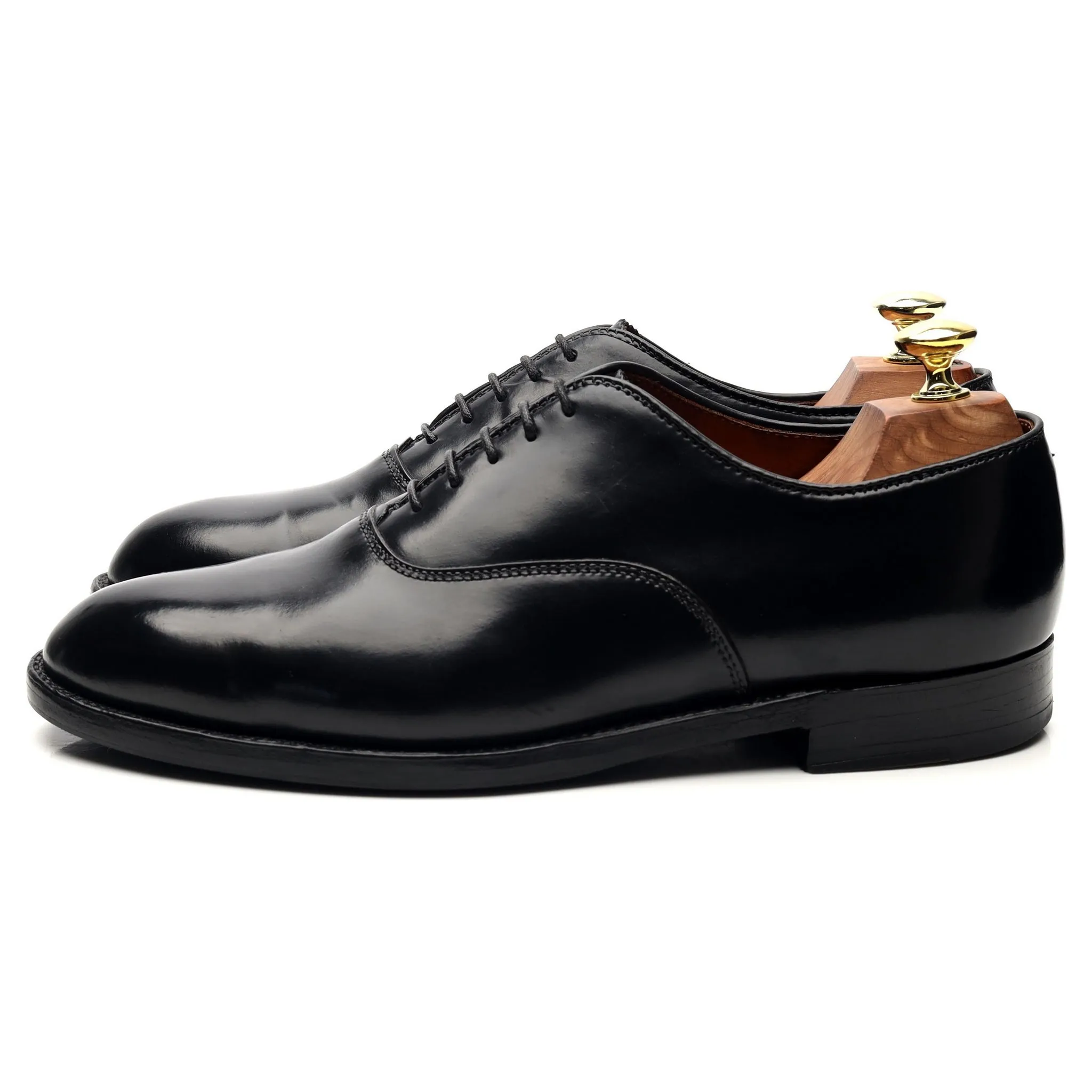 '9341' Black Cordovan Leather Oxford UK 7.5 US 8 D