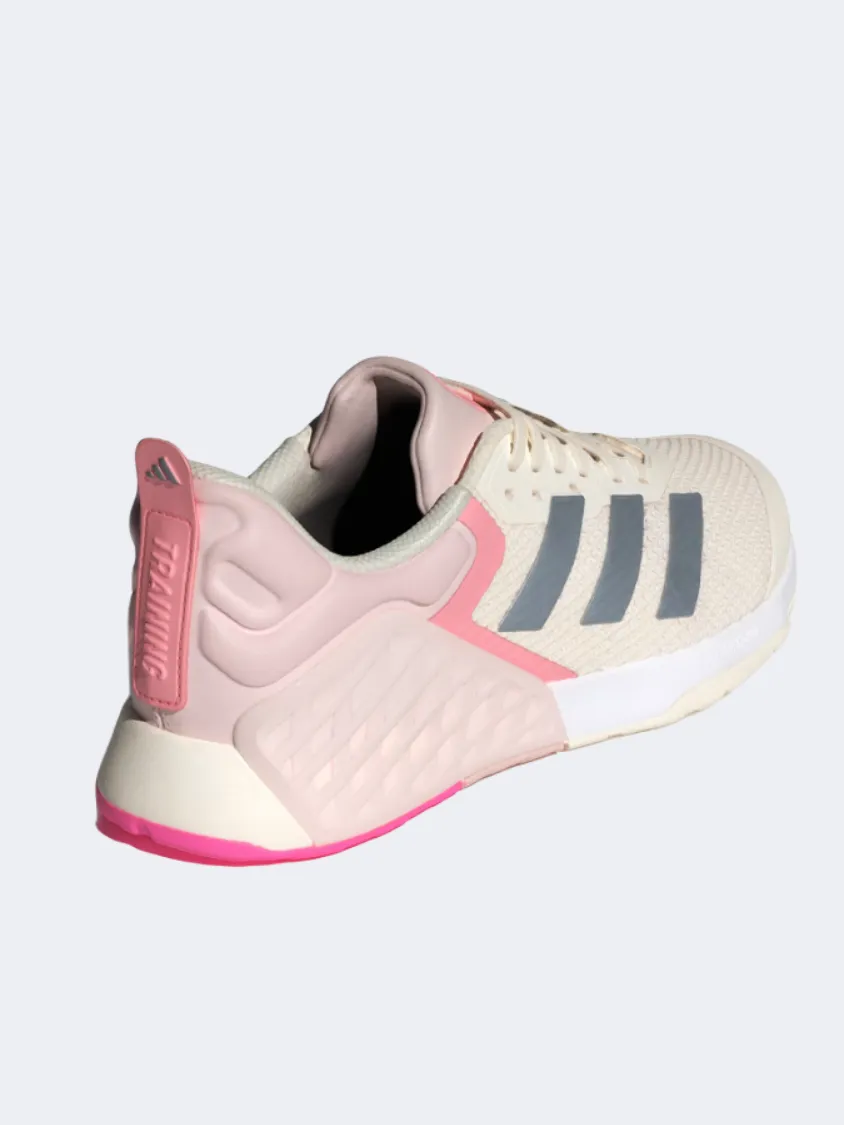 Adidas Dropset 3 Trainer Women Training Shoes White/Iron/Pink