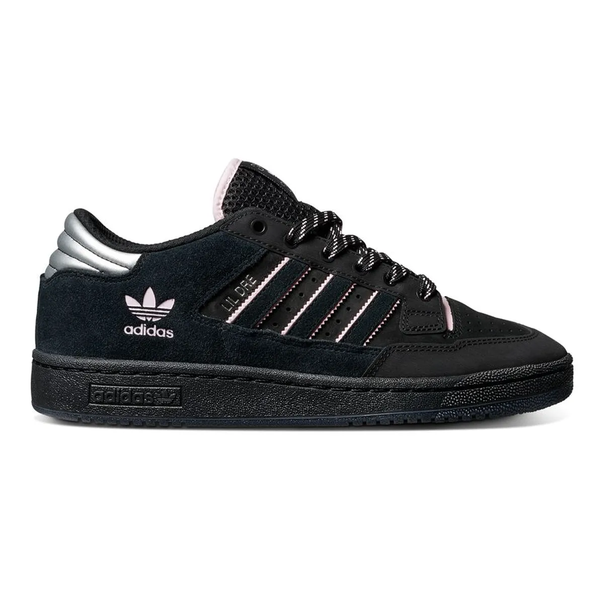 Adidas x Lil Dre Centennial 85 Low ADV Shoes - Core Black / Clear Pink / Core Black