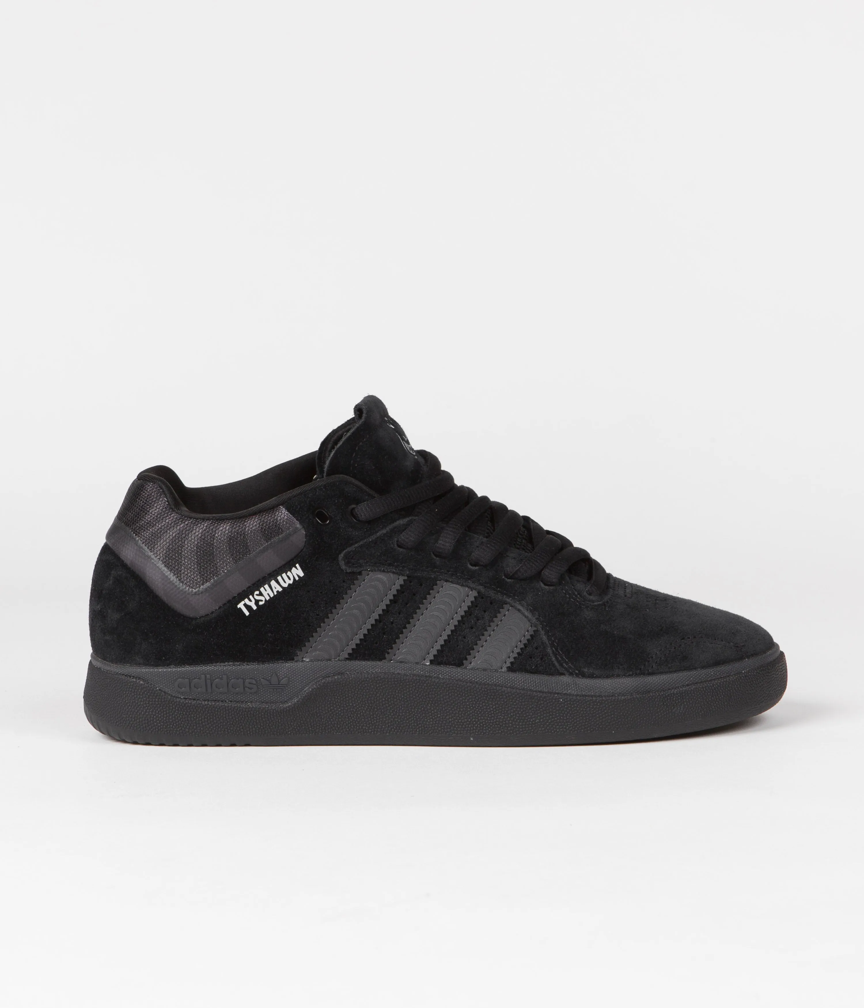 Adidas x Spitfire Tyshawn Shoes - Core Black / Grey Five / Silver Metallic