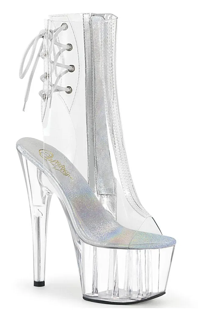 ADORE-1018C Clear Ankle Boots