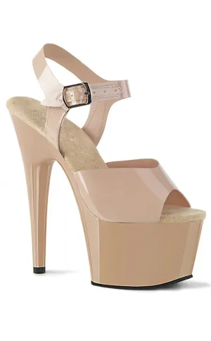 ADORE-708N Cream Jelly-Like Platform Heels