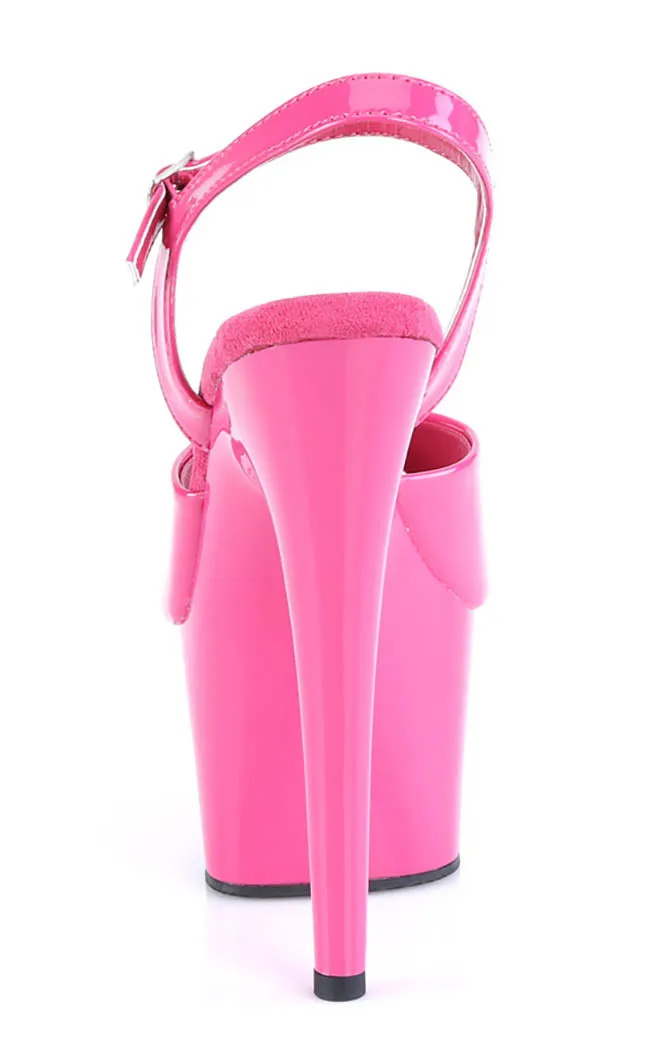 ADORE-709 Hot Pink Patent Heels