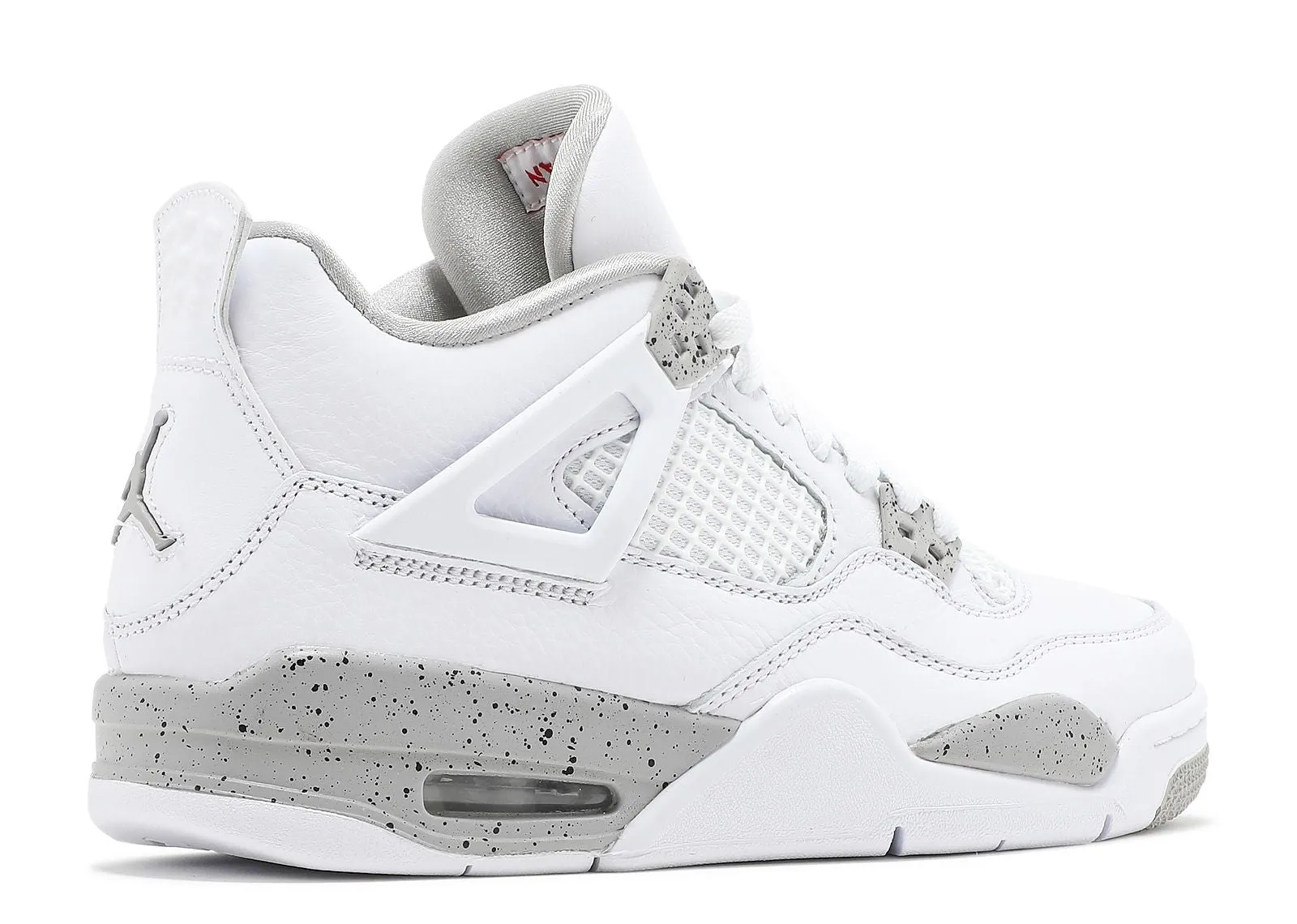 Air Jordan 4 (GS) - White Oreo