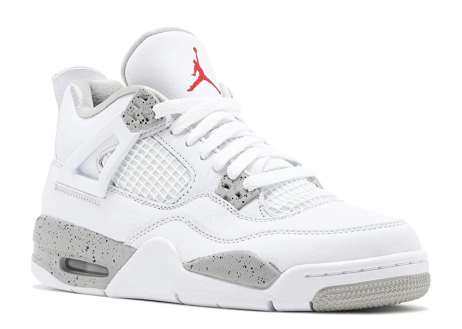 Air Jordan 4 (GS) - White Oreo