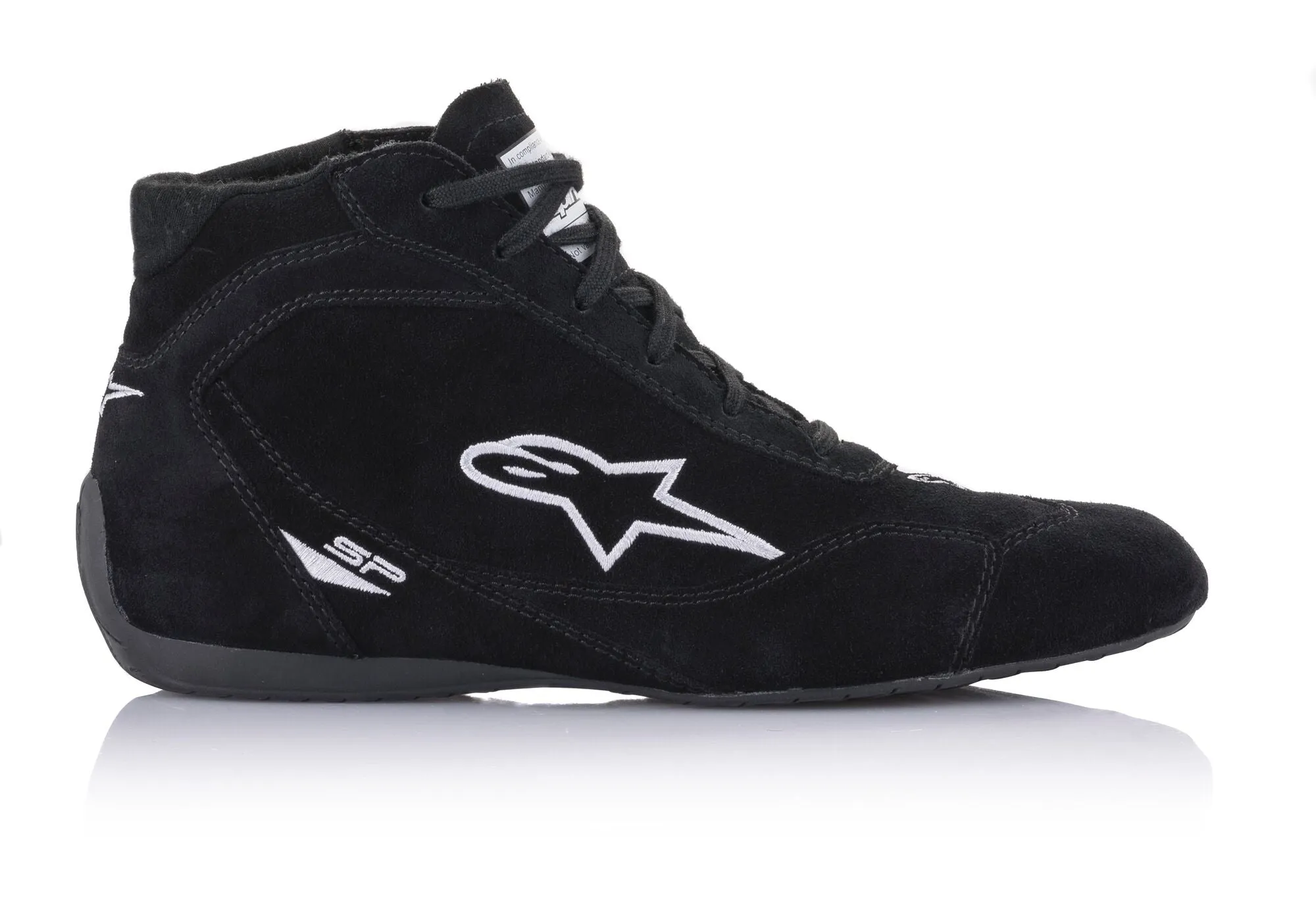 ALPINESTARS 2710521_10_9,5 Racing shoes SP v2, FIA 8856-2018, black, Size 42,5