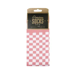 American Socks Checkerboard - Pink - Mid High