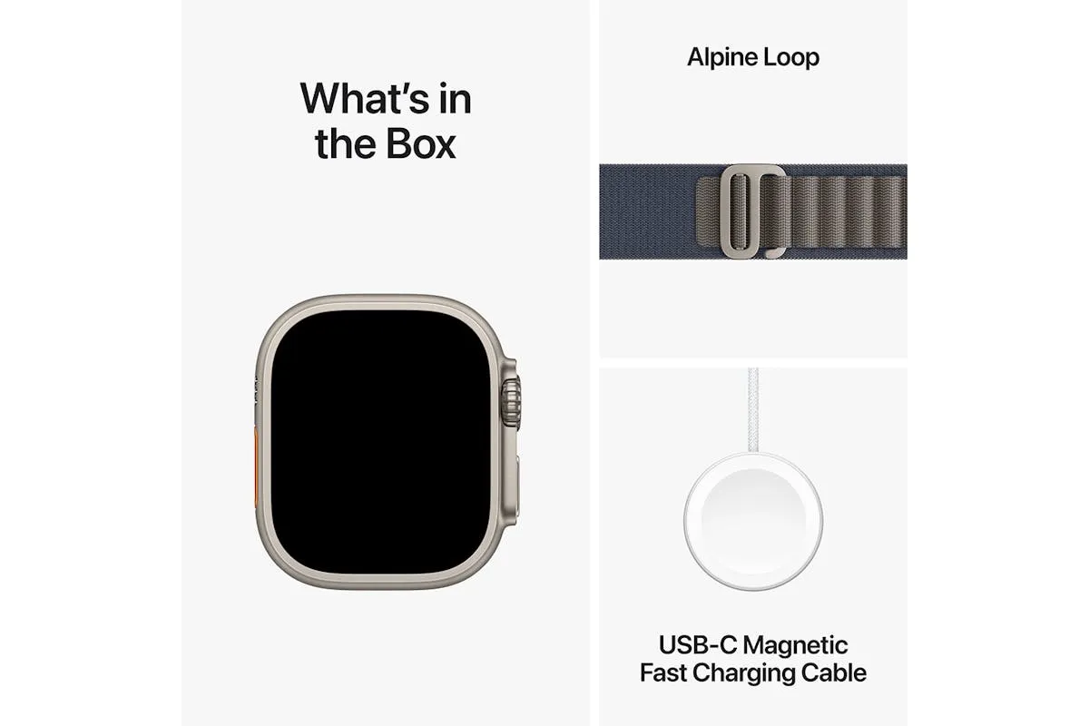 Apple Watch Ultra 2  | 49mm | Titanium Blue Apline Loop