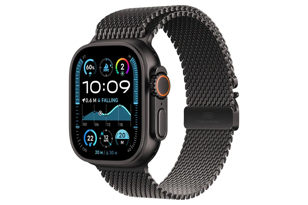 Apple Watch Ultra 2 GPS   Cellular | 49mm | Black Titanium Case with Black Titanium Milanese Loop Large