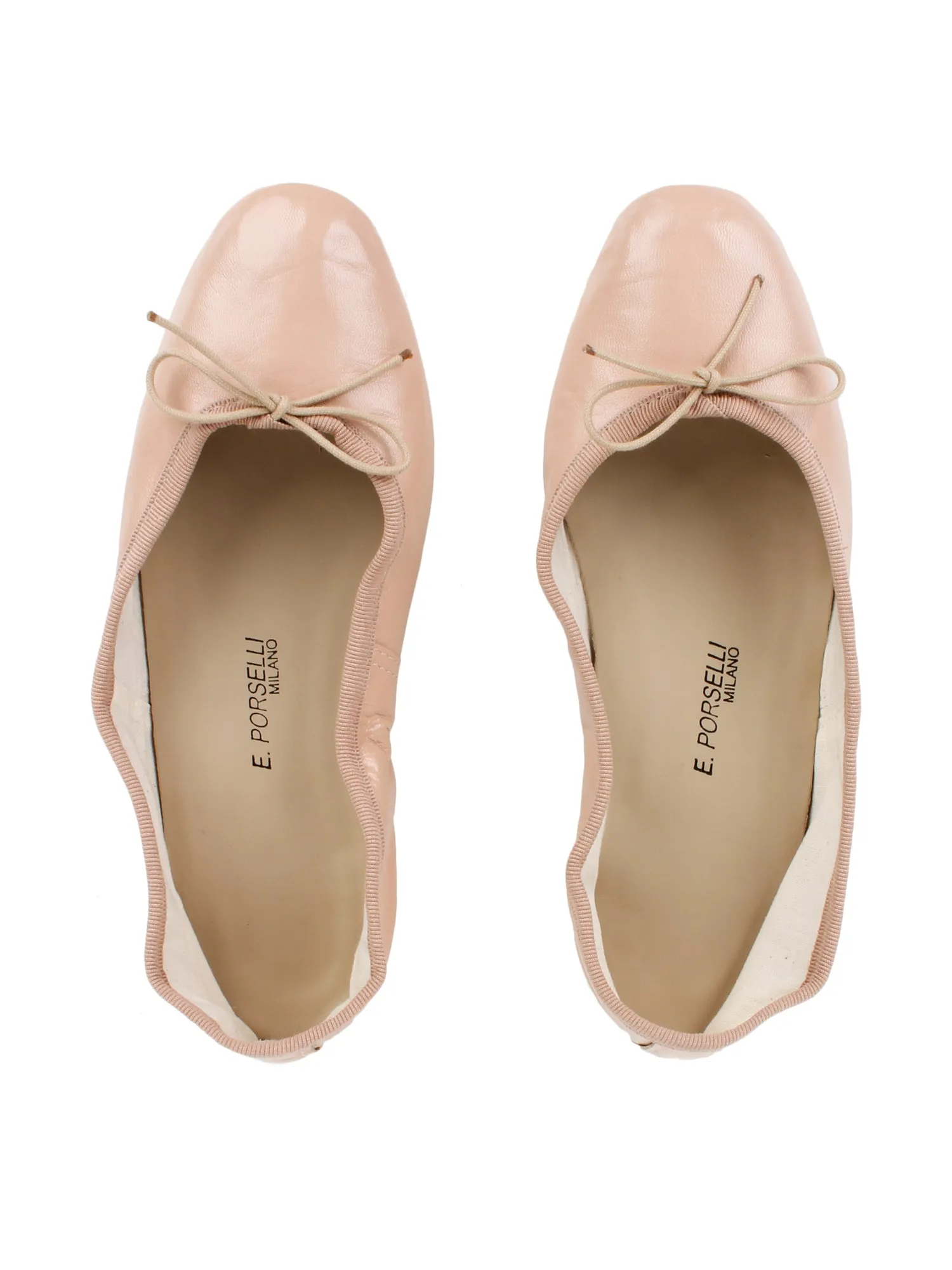 Ballet Flats_Skin Beige Leather