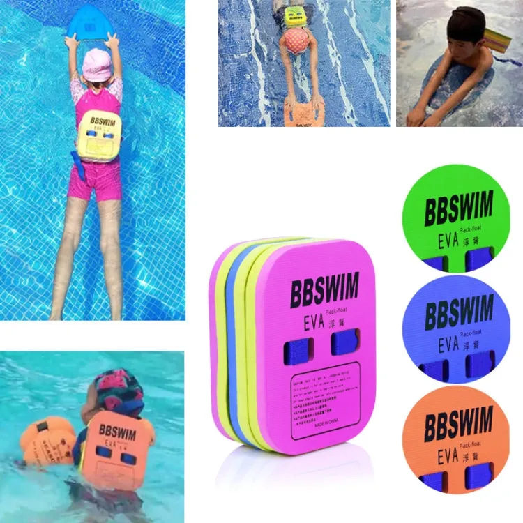 BBSWIM Swimming Back Flotation Board Swimming Buoyancy Aids, Color: Small Orange