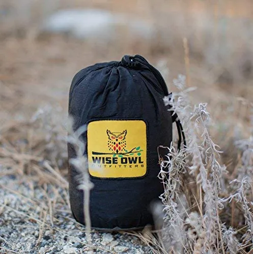 Black Hammock for Camping - Wise Owl Outfitters