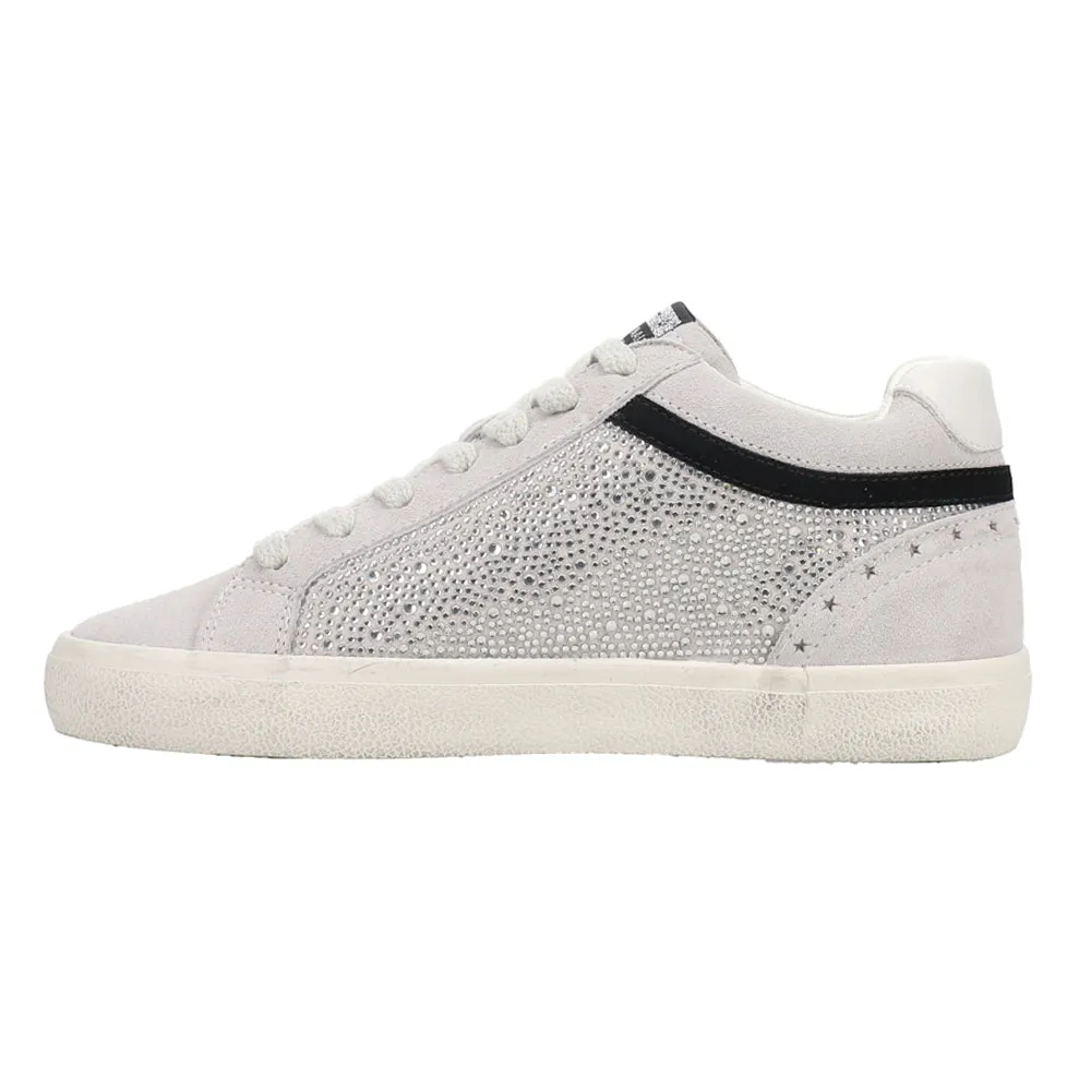 Bounce 17 Metallic Croc Perforated Lace Up Sneakers