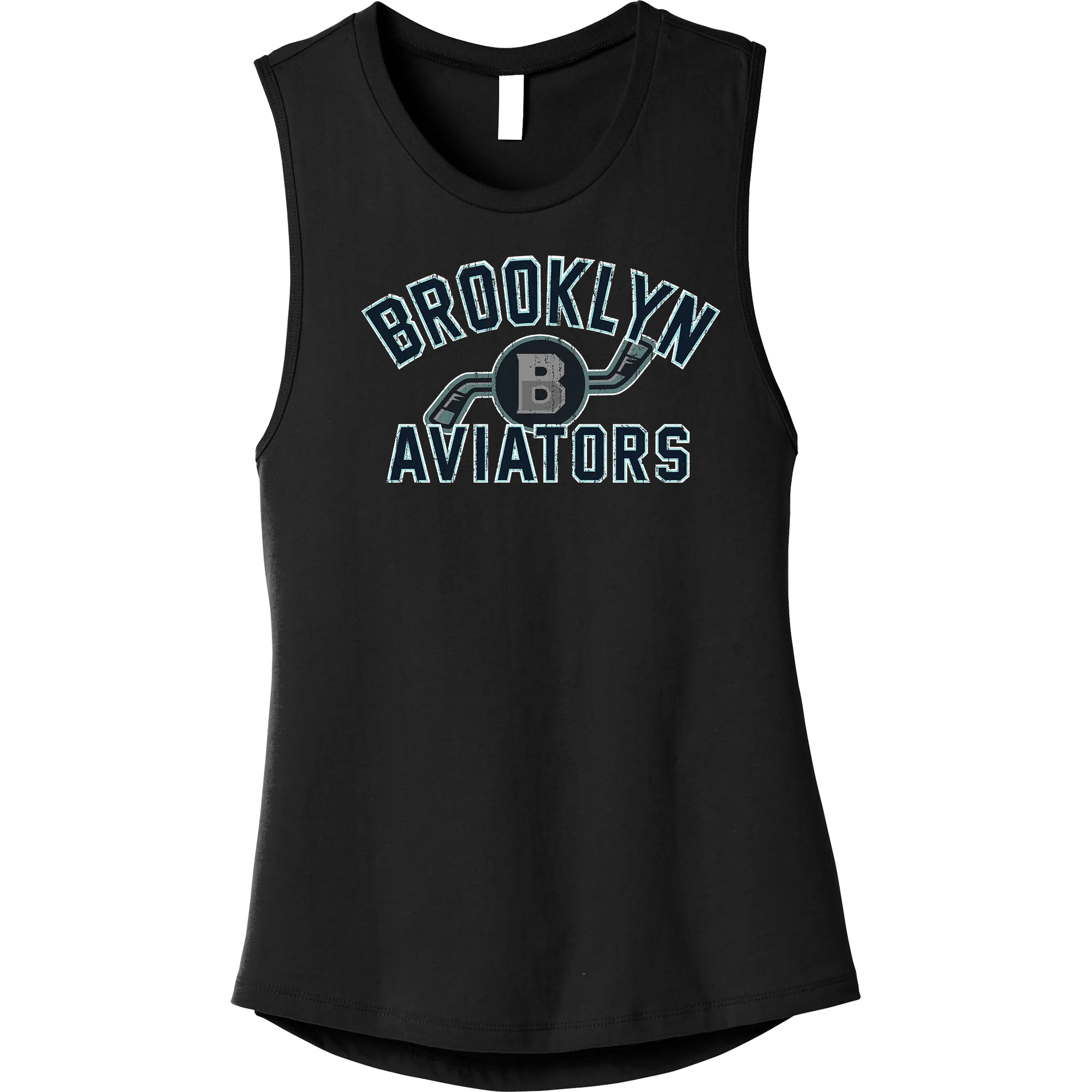 Brooklyn Aviators Womens Jersey Muscle Tank