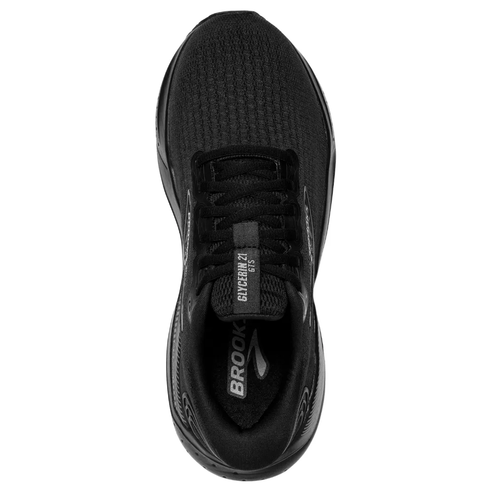 Brooks Glycerin GTS 21 Black/Ebony Running Shoe (Men's)