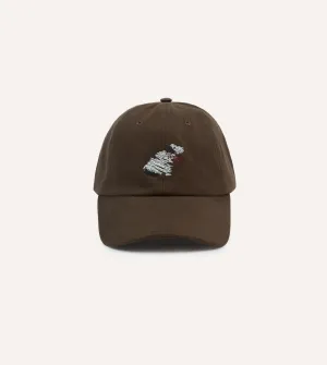 Brown Dog Heavy Cotton Twill Baseball Cap