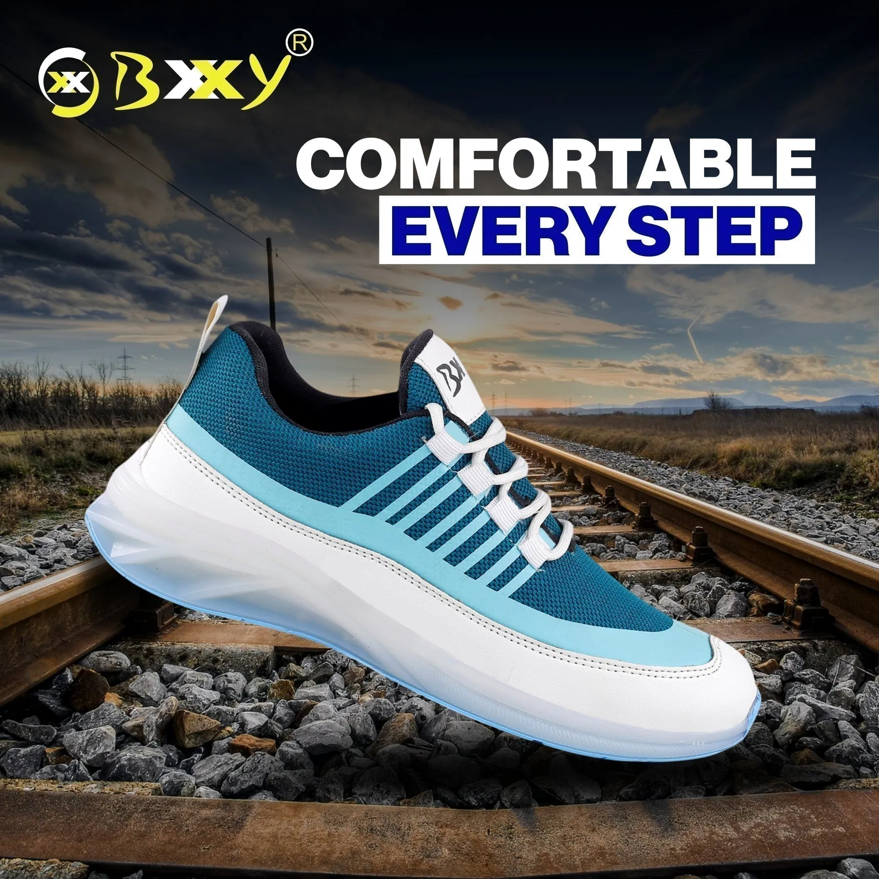 Bxxy's Fashionable Sports Lace-up Shoes for Men