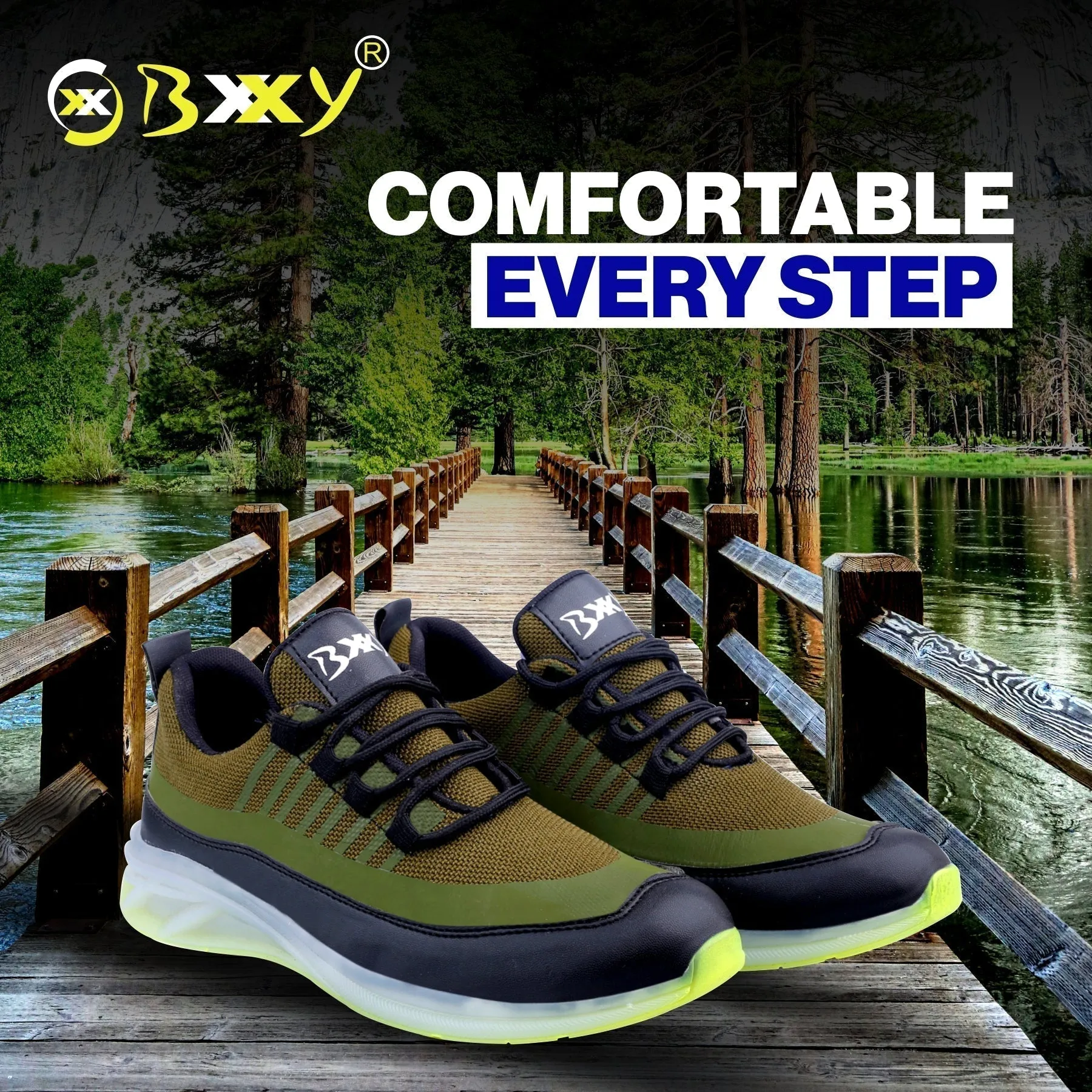 Bxxy's Fashionable Sports Lace-up Shoes for Men