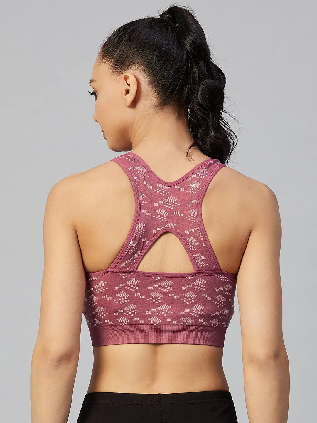 C9 Airwear Women Racer Back Sports Bra - Earth Red