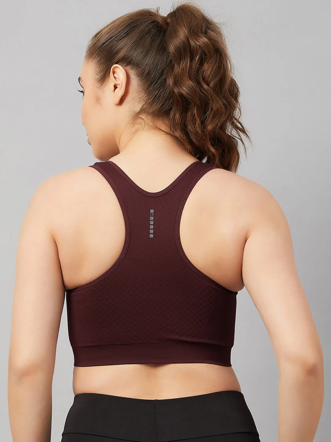 C9 Airwear Women`s Sports Bra with Racerback and Broader Straps - DarkDenim