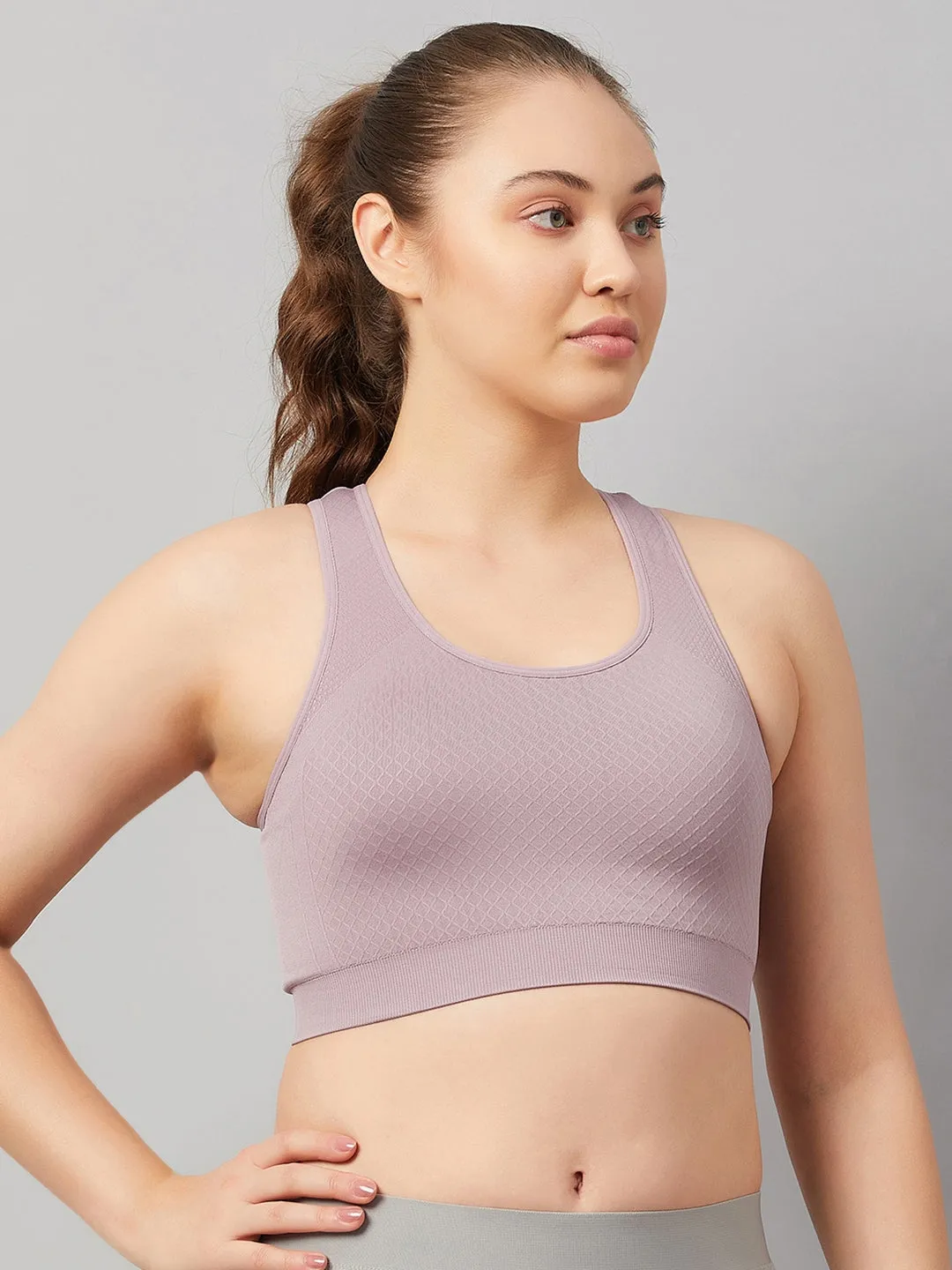 C9 Airwear Women`s Sports Bra with Racerback and Broader Straps - DarkDenim