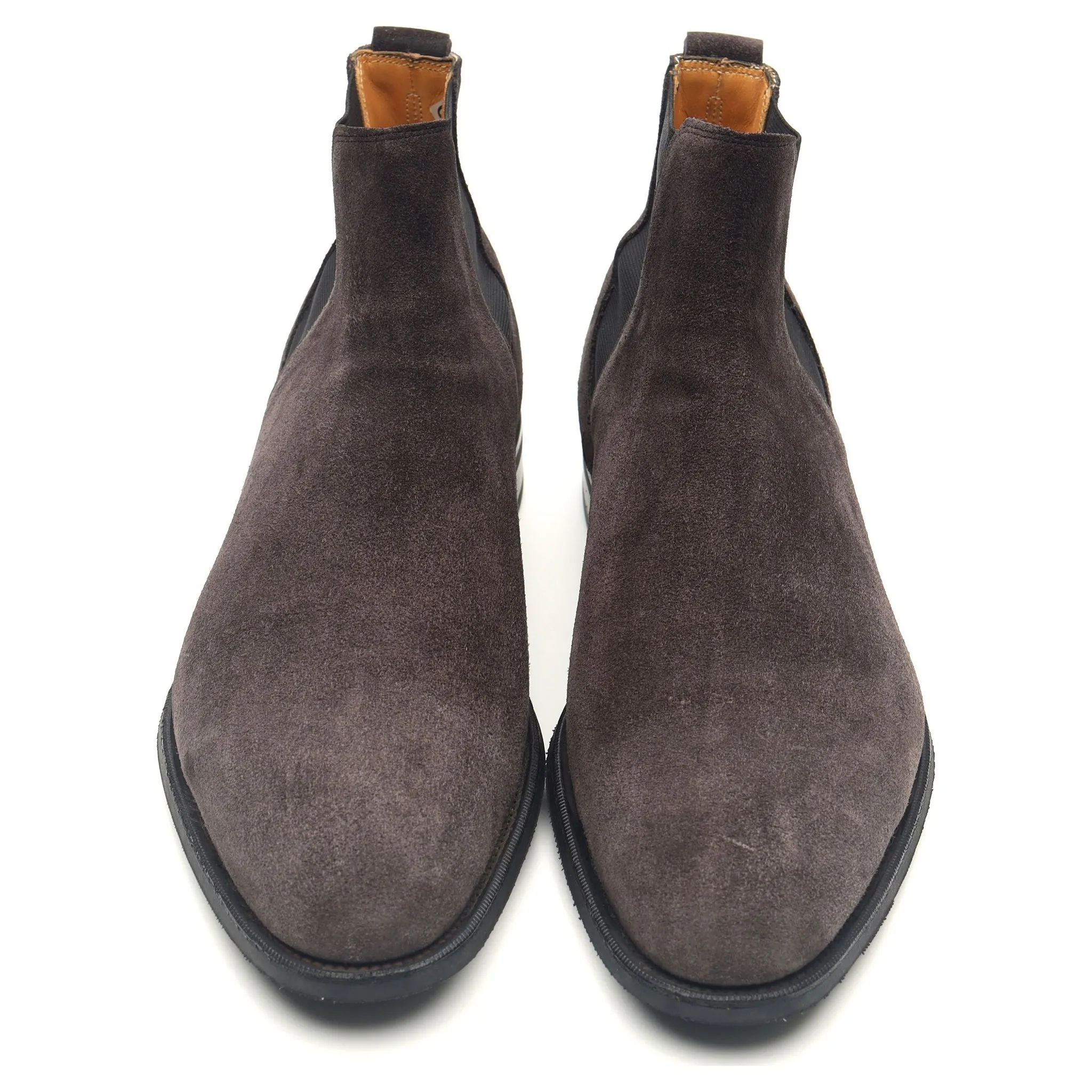 'Camden' Grey Suede Chelsea Boots UK 10 E