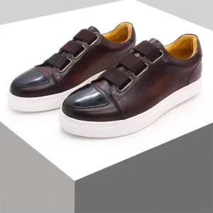 Casual Strapped Genuine Leather Slip-On Loafers