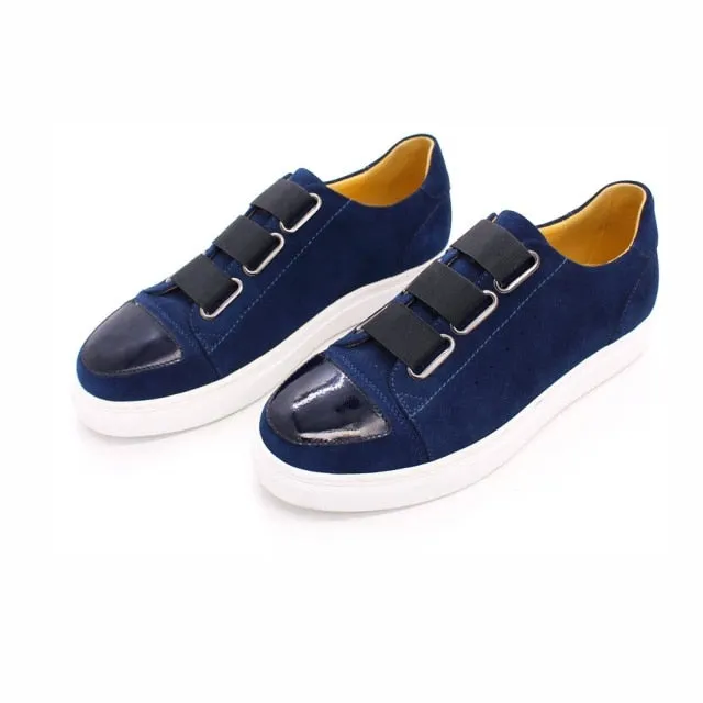 Casual Strapped Genuine Leather Slip-On Loafers