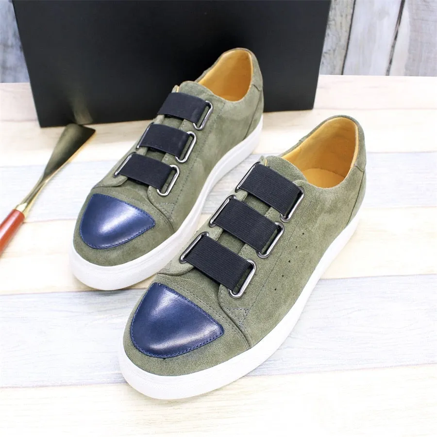 Casual Strapped Genuine Leather Slip-On Loafers