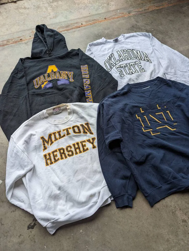 College University Print Sweatshirt Branded