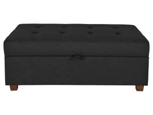 Dark Grey Large Storage Ottoman