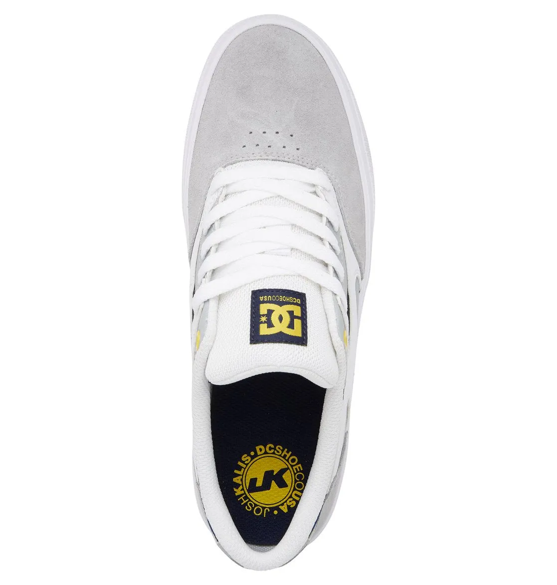 DC SHOES KALIS VULC WHITE/GREY