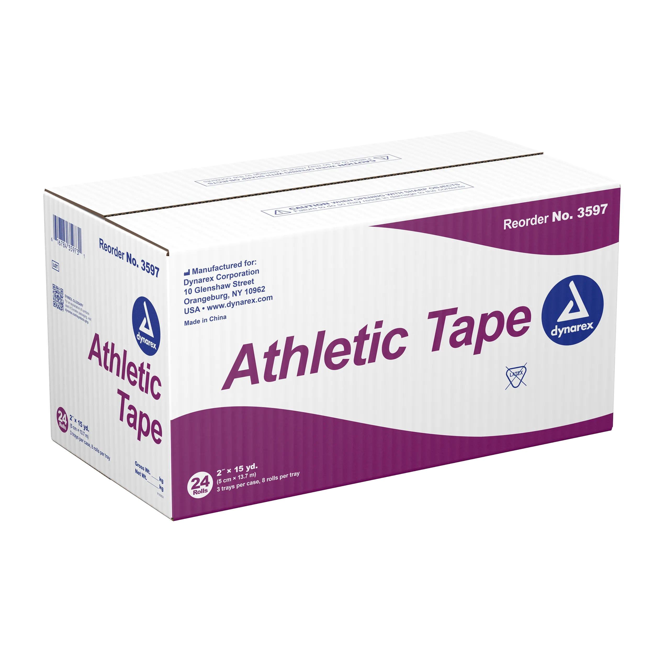 Dynarex -Athletic Tape, 15 yds