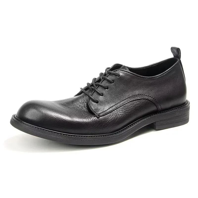 Elegant Retro Brogue Leather Dress Oxford Shoes