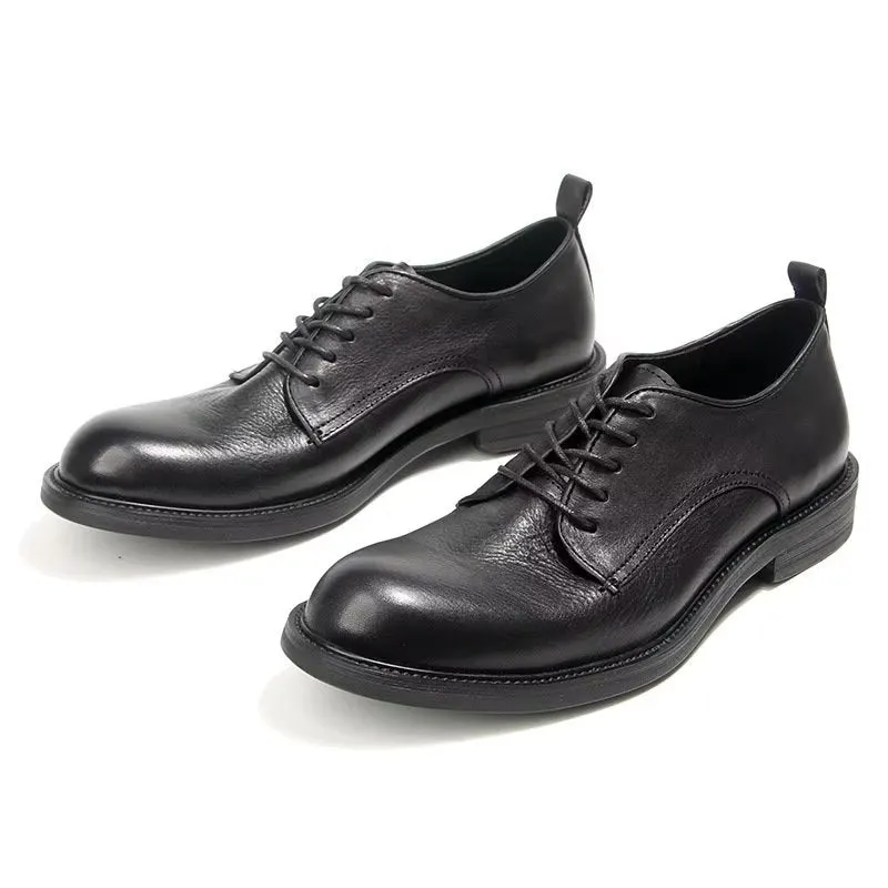 Elegant Retro Brogue Leather Dress Oxford Shoes