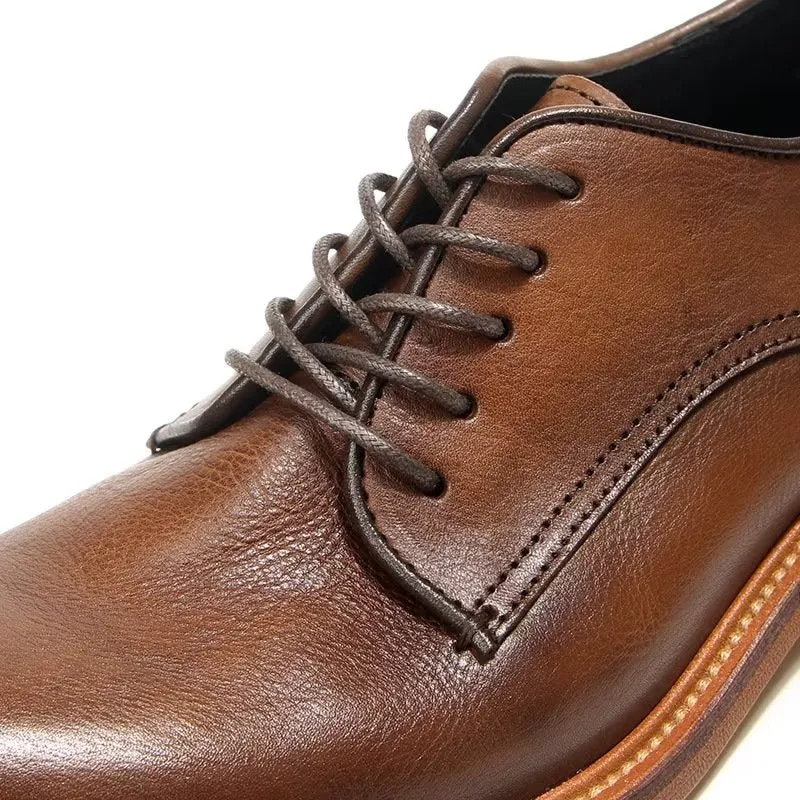 Elegant Retro Brogue Leather Dress Oxford Shoes