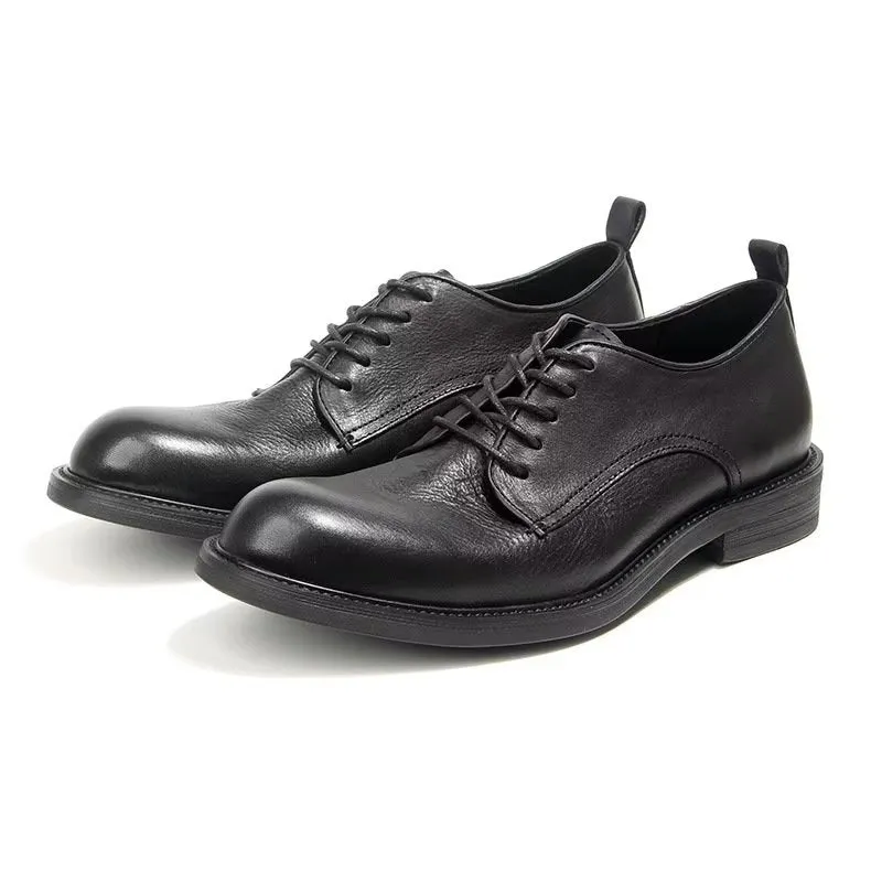 Elegant Retro Brogue Leather Dress Oxford Shoes