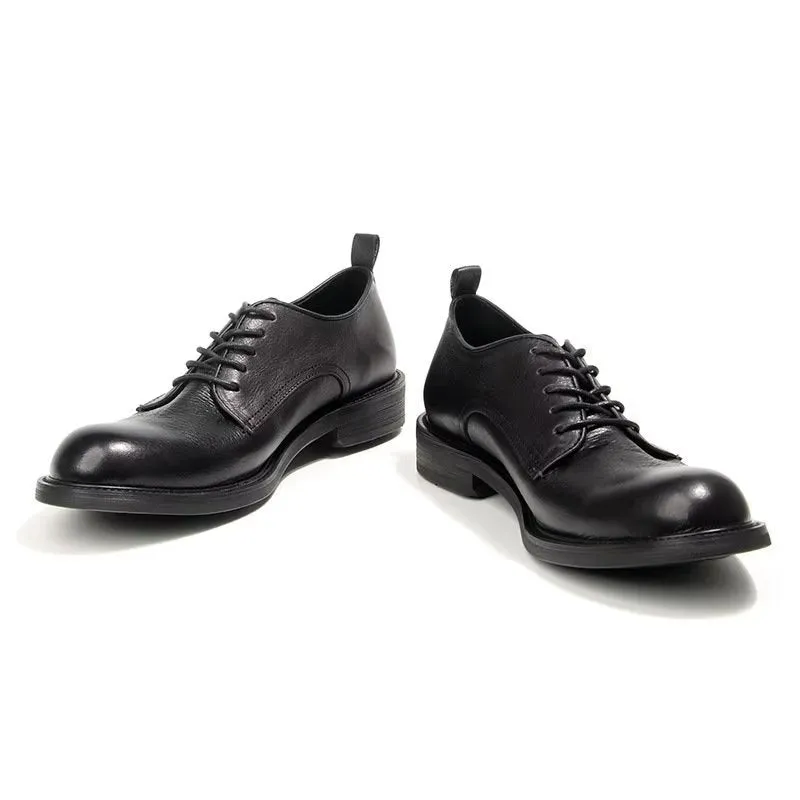 Elegant Retro Brogue Leather Dress Oxford Shoes