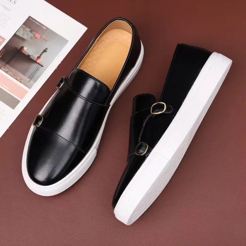 ElegantStride Fashionable Slip-On Platform Shoes