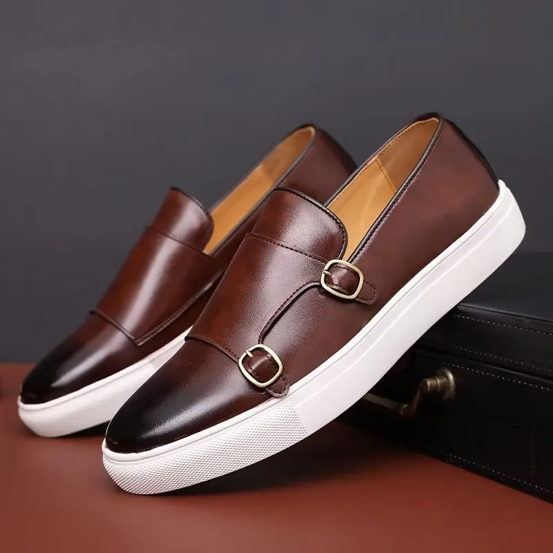 ElegantStride Fashionable Slip-On Platform Shoes