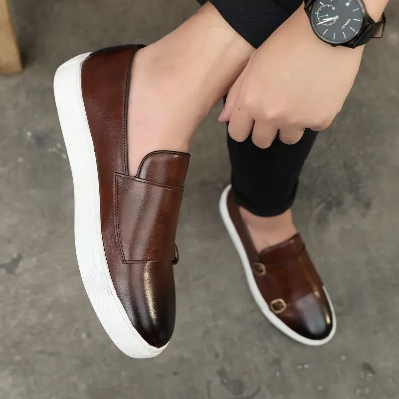 ElegantStride Fashionable Slip-On Platform Shoes