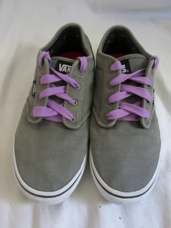 EUC Womens VANS Skateboarding Skater Thrasher Sneaker Shoe 9 GREEN PURPLE