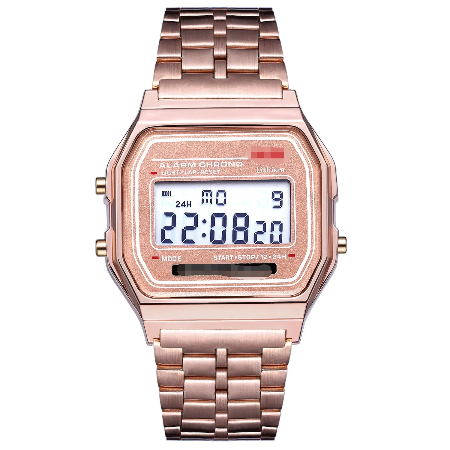 F91 Sports Children's Electronic Metal Watch Multifunctional Luminous Steel Strap Watch