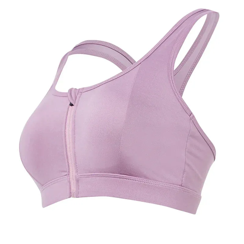 Fashionable Seamless Sports Bra with Beautiful Back