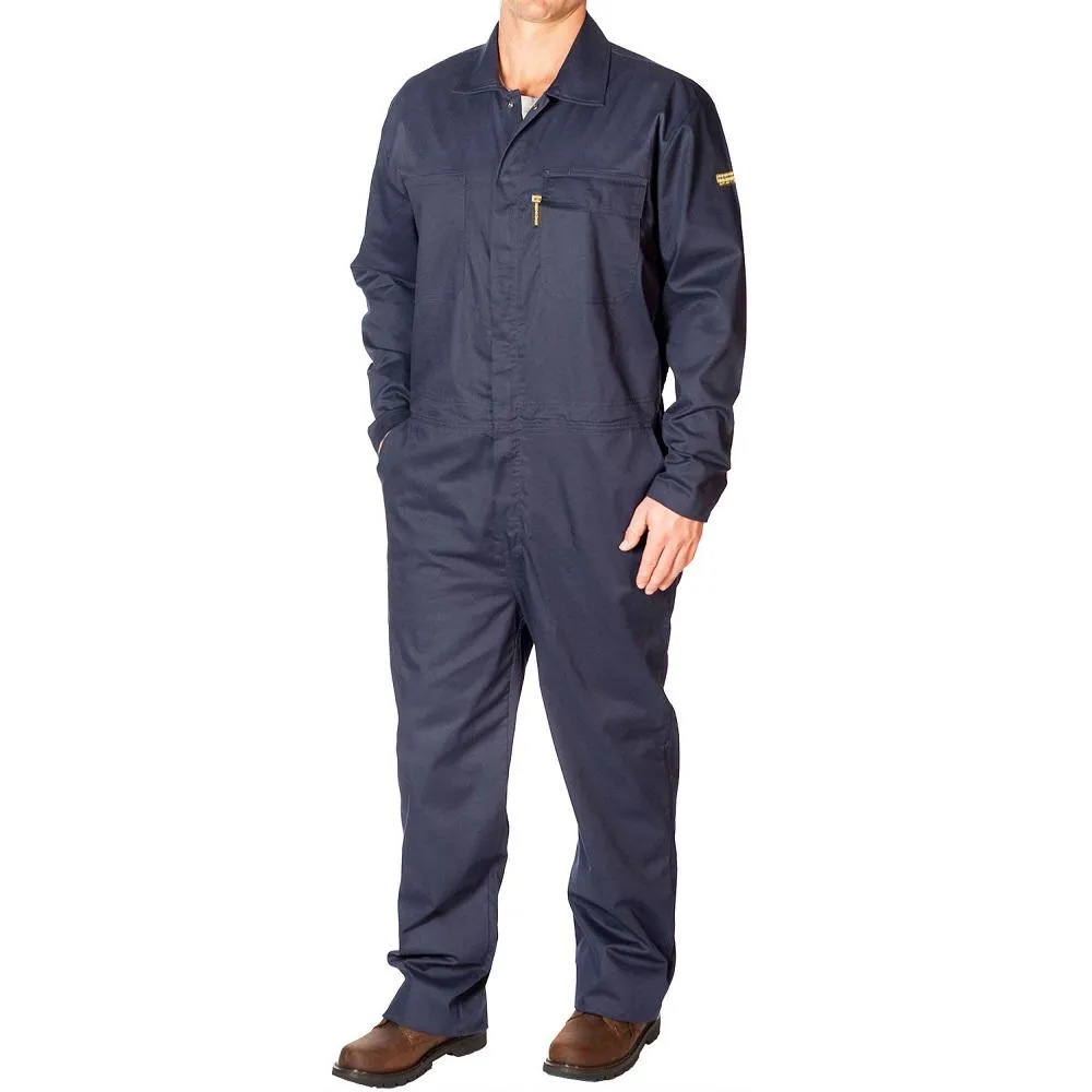 Flame Resistant Featherweight Navy Coveralls