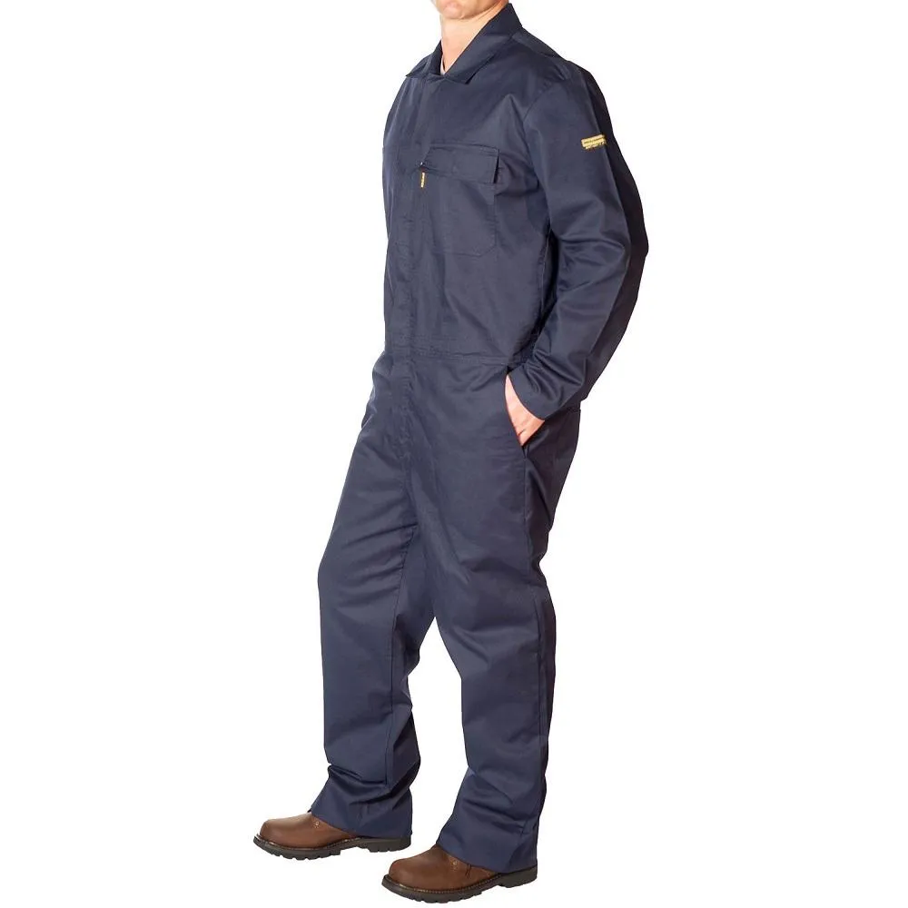 Flame Resistant Featherweight Navy Coveralls